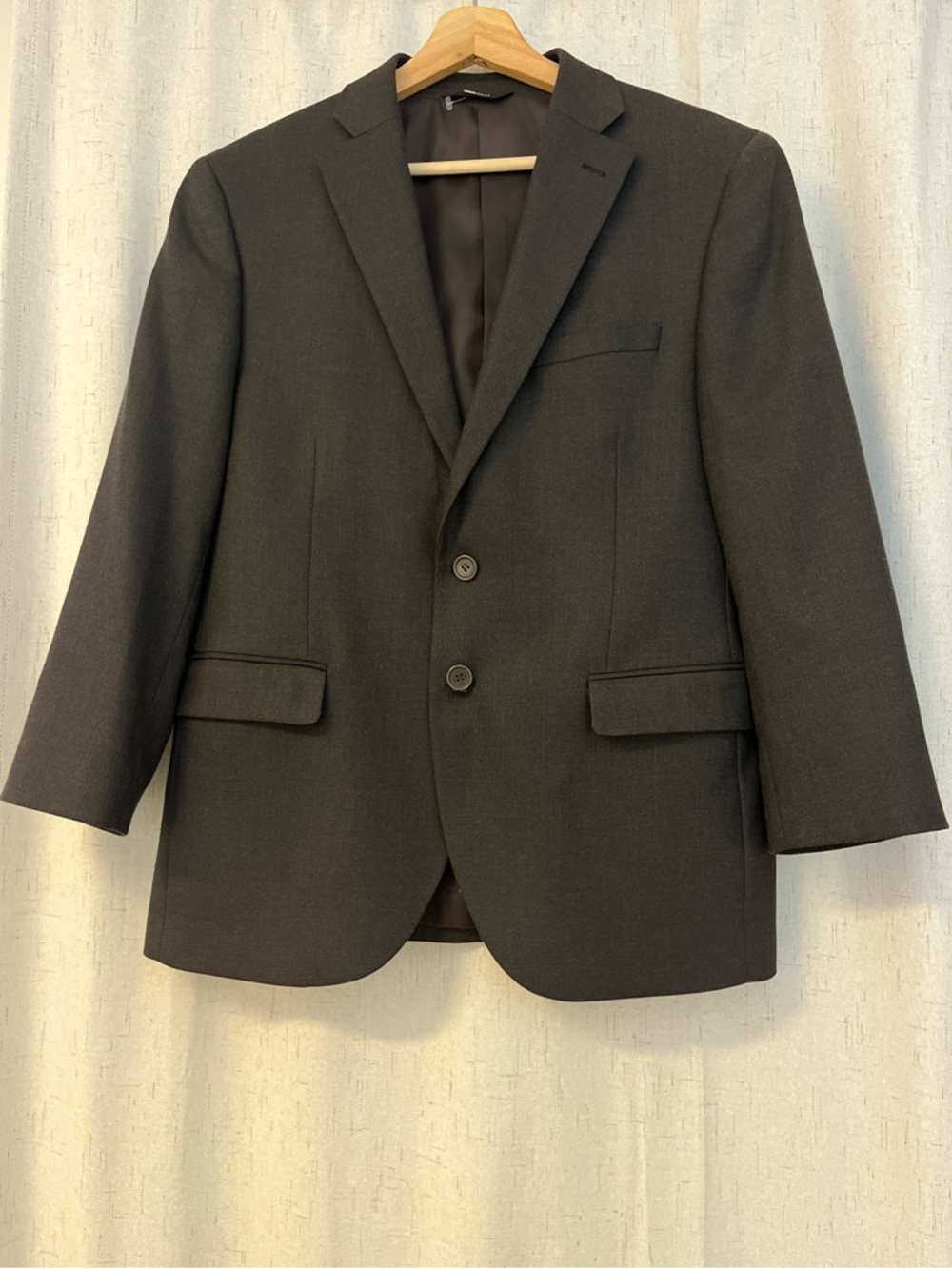 NEW Vitarelli Brown Blazer Jacket 42S Slim Fit DKNY Style 2-Button Sport Coat